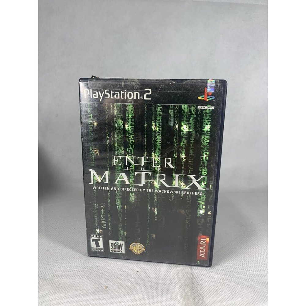 Enter the Matrix (Sony PlayStation 2, 2003) PS2- with Manual Tested